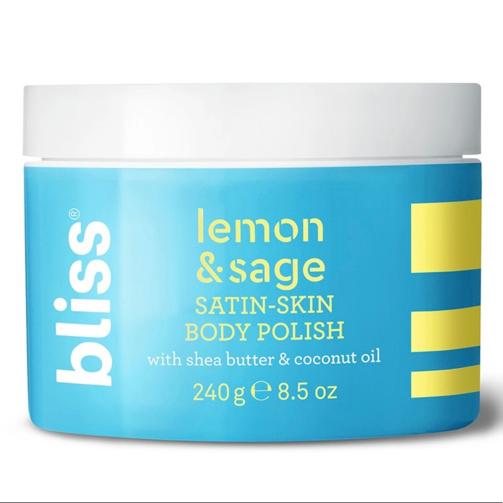 Bliss Lemon & Sage Satin-Skin Body Polish with Shea Butter and Coconut oil